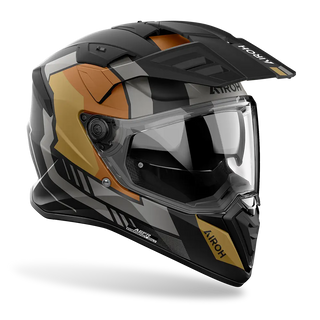 Airoh Bandit Horn Full Face Helmet - Gold Matt