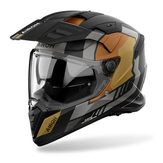 Airoh Bandit Horn Full Face Helmet - Gold Matt