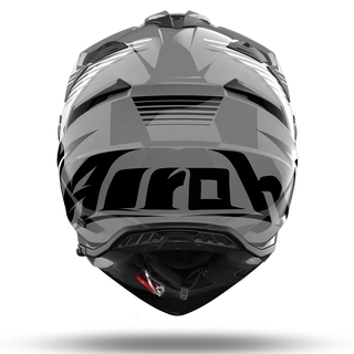 Airoh Bandit Spicy Full Face Helmet - Grey Gloss