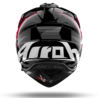 Airoh Bandit Spicy Full Face Helmet - Red Gloss
