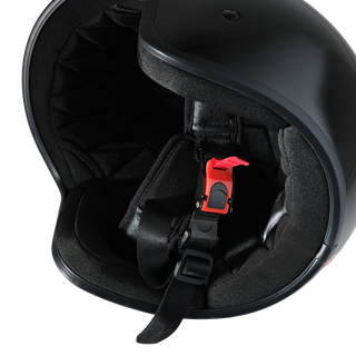 Eldorado EXR Open Face Helmet(No Stud) - Gloss Black