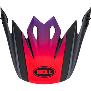 Bell MX-9 MIPS Alter Ego Helmet Peak - Matte Black / Red