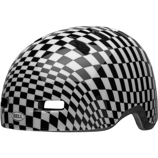 Bell Lil Ripper Checkers Toddler Helmet - Black / White