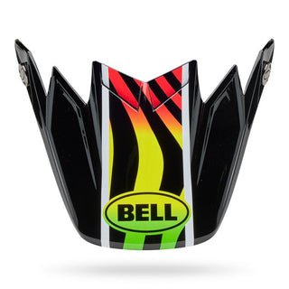 Bell Moto-9S Flex Drift Helmet Peak - Black / Multi