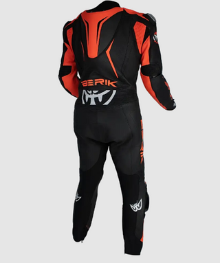 Berik Mugello Leather Race Suit - Black/Red