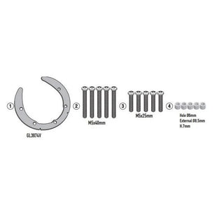 GIVI Tanklock Flange Fitting Kit - KTM Duke 790 18-20 / 890 Duke 21-23