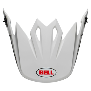 Bell Replacement MX-9 Peak - RSD Rally White/Black