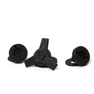 6D ATR-3 Helmet Peak Side Screw Set - Black