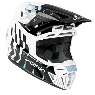 Cardo Venture MX Intercom Helmet - Black/White