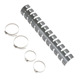 DRC 2-Stroke Universal Exhaust Pipe Guard - Titanium