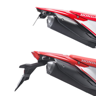 DRC Tail Light & Plate Hldr Edge 2 Alloy - CRF250/300 L/Rally '21-23 -  Red Lense