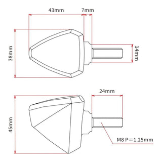 DRC 601 LED Flasher 12V - Orange (2 Pack)