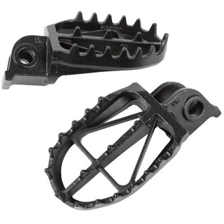 DRC KTM125-52598-,950S-ENDURO ALL,990ADVENTURE ALL - 57mm CrMo Ultrawide Footpegs - Black