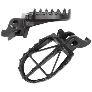 DRC KX250F/450F09 - 57mm CrMo Ultrawide Footpegs - Black