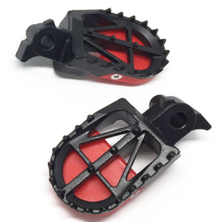 DRC Footpeg Motard With Slider YZ/WR250F/450F,YZ125/250 99- - 50mm CrMo - Black