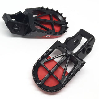 DRC Footpeg Motard With Slider KTM SX/SXF16 - 50mm CrMo - Black