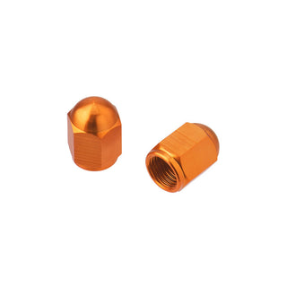 DRC Valve Caps Alloy Orange - 2 PCS