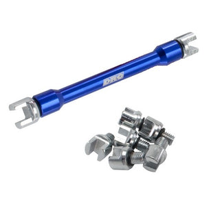 DRC Mini 4.0-6.2Mm Blue Pro Spoke Wrench W / Replaceable Tips