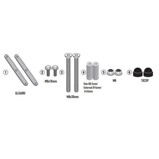 GIVI Specific Fitting Kit For 6711DT