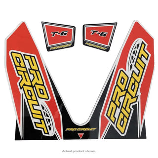 Pro Circuit 4-Stroke T-6 Exhaust Decal Mini PCDC22MINI