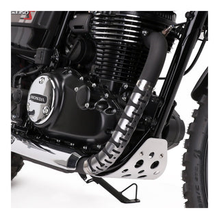 DRC 4-Stroke Universal Exhaust Pipe Guard - Titanium