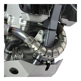 DRC 4-Stroke Universal Exhaust Pipe Guard - Titanium