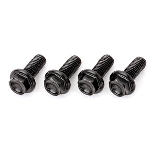 DRC Aluminium M6 Flange Bolts 20mm - Black (4 Pack)
