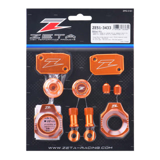 Zeta Billet Kit- KTM SX-F/XC-F '13- - Orange