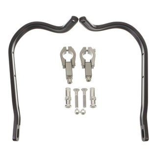 Zeta Armour Handguards Bent for 28.6mm Handlebars - Black