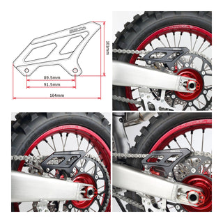 Zeta Heel Guard- Honda CRF450L '19-, CRF450RL '21- - Black