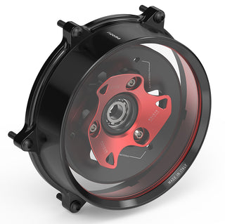Rizoma Ducati Clutch Cover Kit ZDM179R - Black/Red