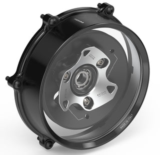 Rizoma Ducati Clutch Cover Kit ZDM181A - Black/Silver