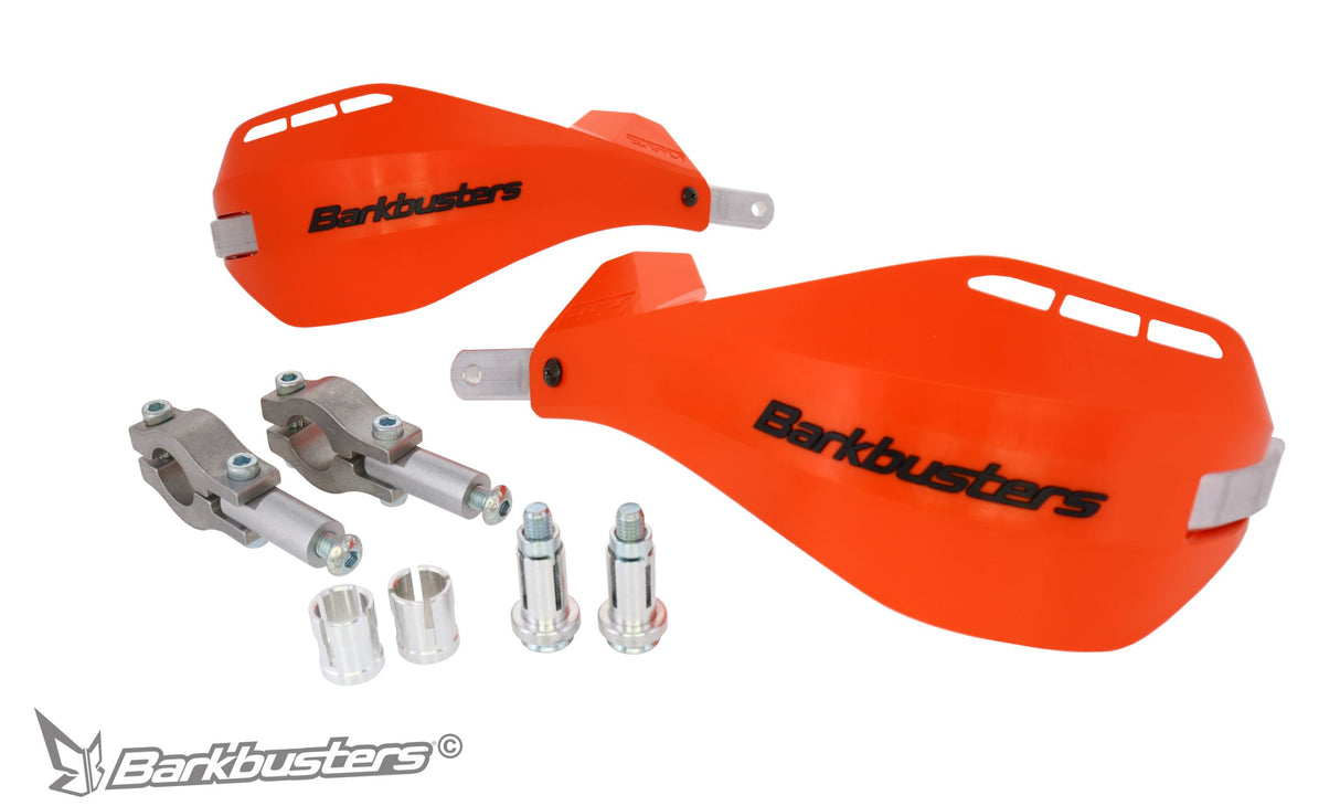Barkbuster EGO Mini Handguard – Two Point Mount (Straight 22mm) - Orange