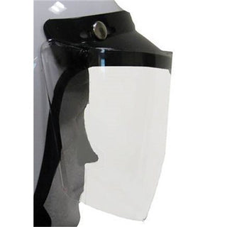 Rjays Flip Up Universal Visor With Peak (BL-11) - Clear