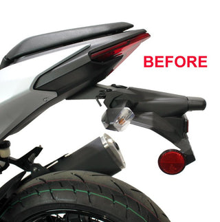Oggy Knobbs Fender Eliminator - Kawasaki Ninja 500 & Z 500 24-25 - SA-NT Black