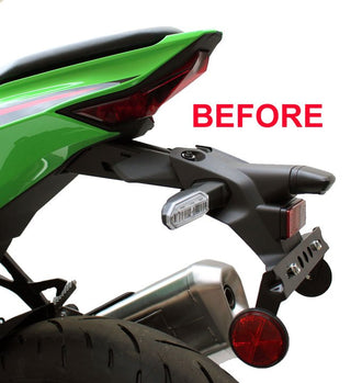Oggy Knobbs Fender Eliminator - Kawasaki ZX-4R & ZX-4RR 24-25 - Black