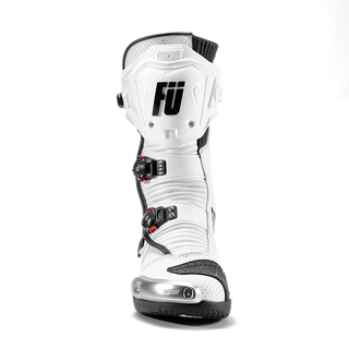 Fusport XR1-GP Perf Motorcycle Boots - Triple White