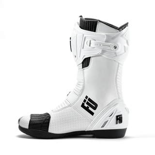 Fusport XR1-GP Perf Motorcycle Boots - Triple White