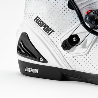Fusport XR1-GP Perf Motorcycle Boots - Triple White