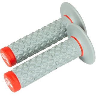 Renthal MX Comfort Dual Compound Handle Grips - Red / Grey
