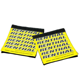 Renthal G257 Clean Handlebar Grips - Yellow