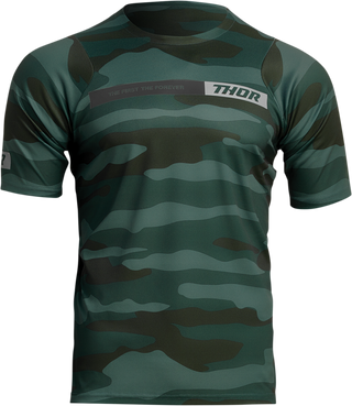 Thor Assist SS Jersey - Camo Green