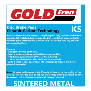 GOLDfren Brake Pads GF294 - K5