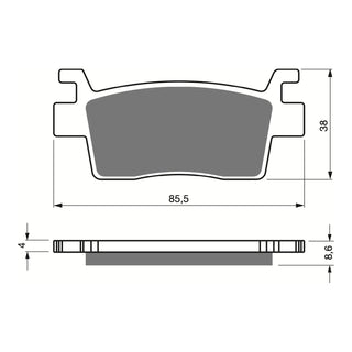 GOLDfren Brake Pads Off-Road Racing GF411 - K5