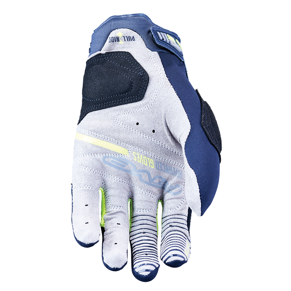 Five E1 Enduro Gloves - Navy/Fluro