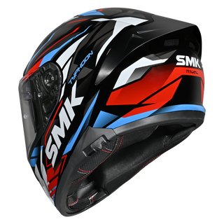 SMK Typhoon 06 Rival (GL213) Full Face Helmet - Black/White/Red