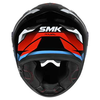 SMK Typhoon 06 Rival (GL213) Full Face Helmet - Black/White/Red
