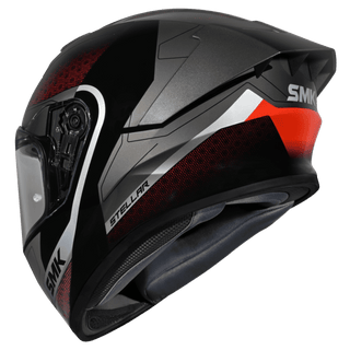 SMK Stellar Sport Flight (GL236) Full Face Helmet - Black/Red/Grey