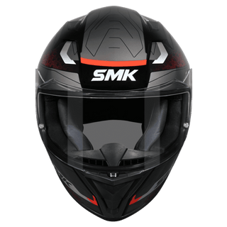 SMK Stellar Sport Flight (GL236) Full Face Helmet - Black/Red/Grey