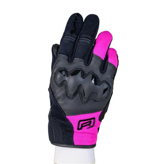Rjays Cool-Tec Motorcycle Ladies Gloves - Black / Pink